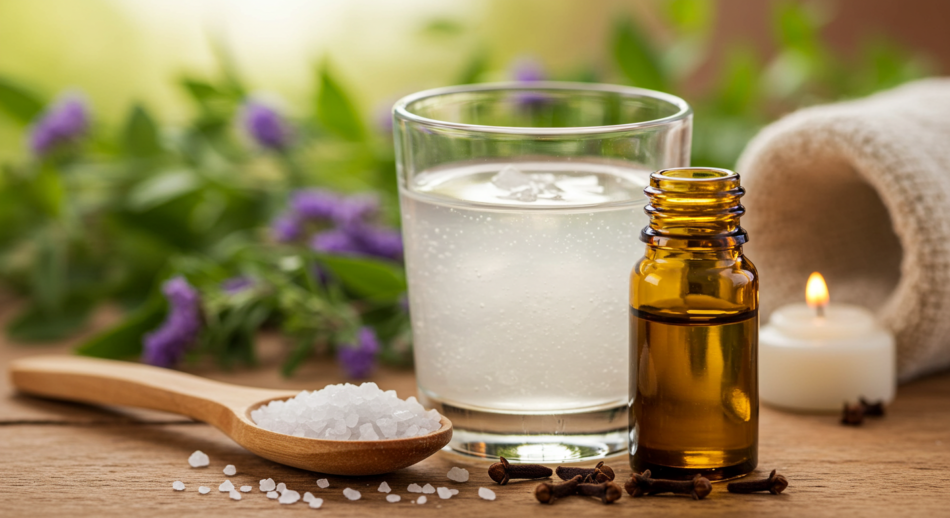 Holistic Toothache Relief:  Clove Oil & Salt Water Rinses